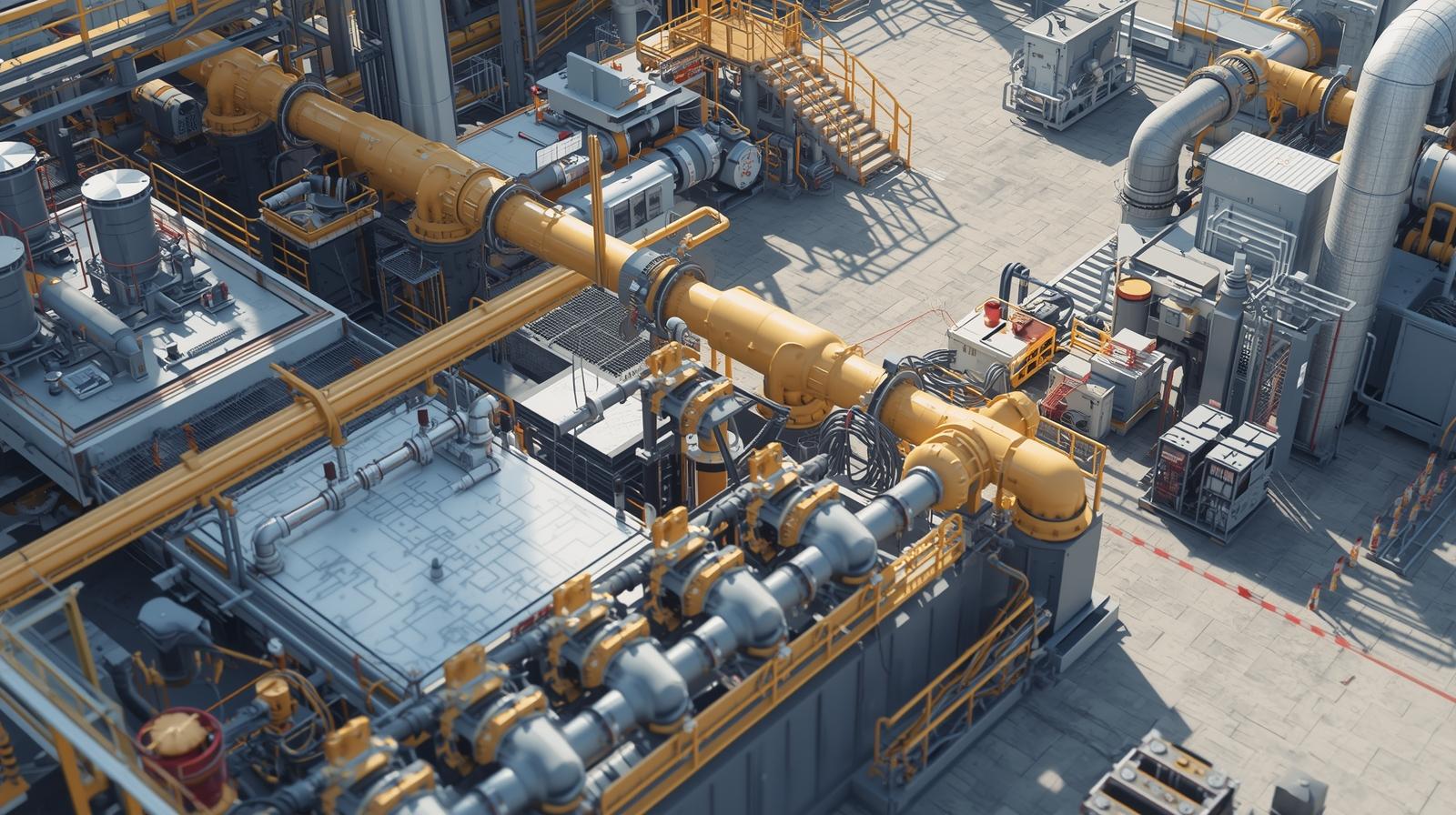 A detailed technical engineering drawing.